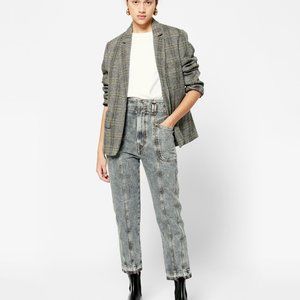 Isabel Marant Etoile Charlyne Jacket in Taupe (34/XS)